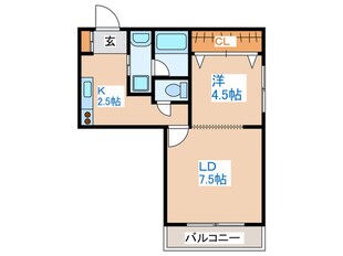 ウエストビレッジ２３の物件間取画像